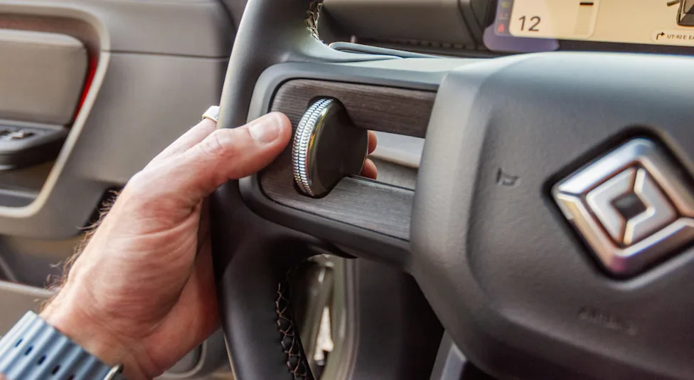 Rivian, Rivian Heard You Complaining About Touchscreens So It Over-Engineered Scroll Wheels