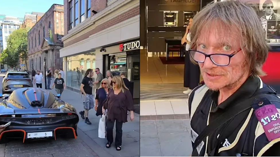 Police Officer Won't Have the Car Towed From the Disabled Bay Because It's An Aston Martin Valhalla Costing Over $1.34 million