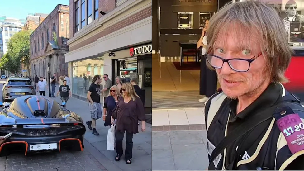 Police Officer Won't Have the Car Towed From the Disabled Bay Because It's An Aston Martin Valhalla Costing Over $1.34 million