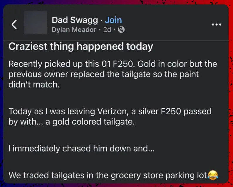 Two Ford F-250 Owners Found Each Other—and Fixed a 20-Year-Old Problem in a Parking Lot