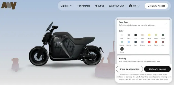 As electric two-wheelers gain a foothold, Belgian startup Any bets on cargo space