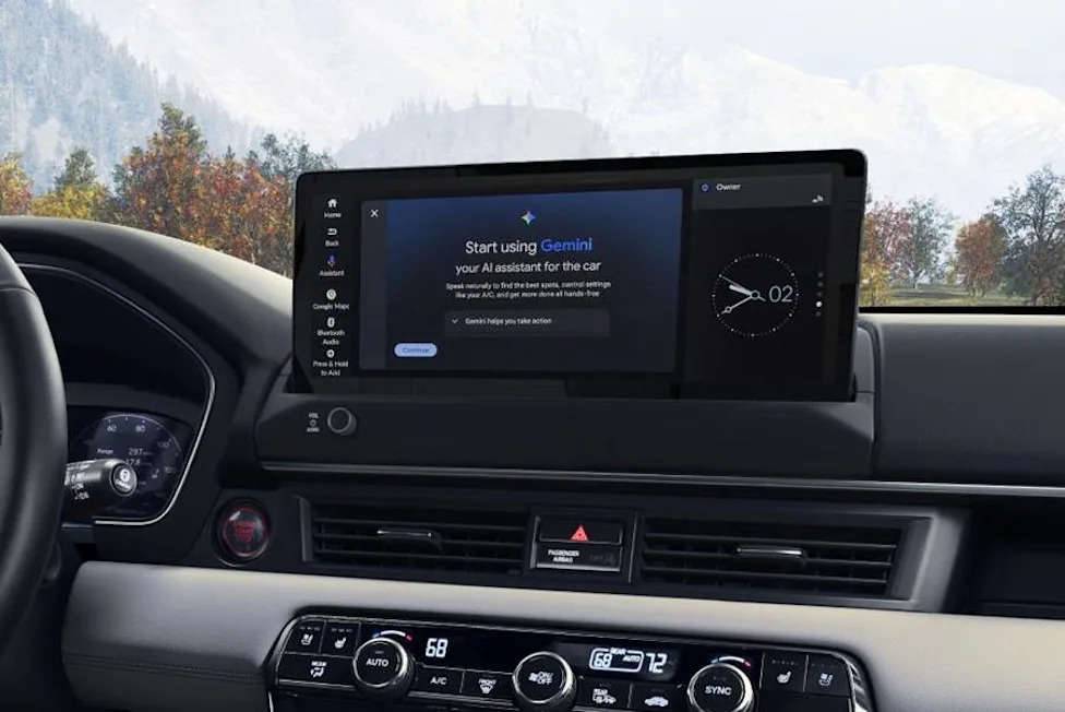 Honda, Acura, Honda, Acura add Google Gemini AI assistant in US models