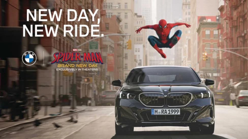 BMW, BMW Is Forcing A Weird Spider-Man Ad Onto Its Dashboard Displays