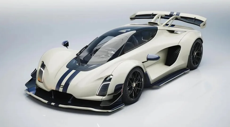 Czinger, A One-Off Czinger 21C Just Surfaced With Exposed Blue Carbon, and the Spec Sheet Is Pure Money