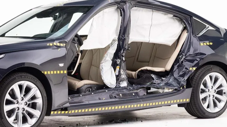 2026 Cadillac CT5 Spectacularly Fails IIHS Updated Side Impact Crash Test