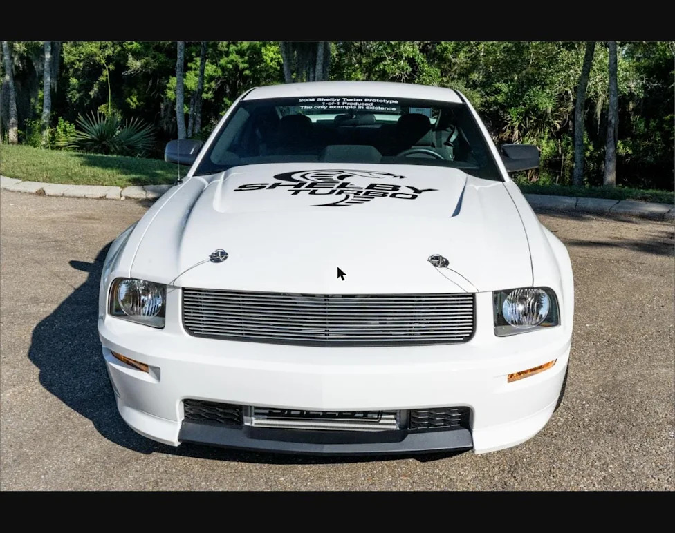 One-Of-One 2008 Ford Mustang Shelby Turbo Prototype Heads to Auction