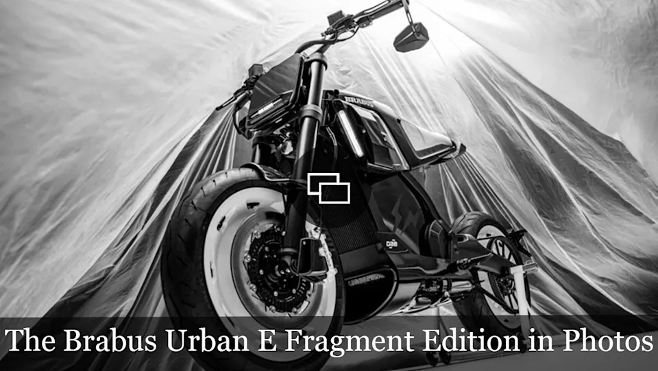 Hiroshi Fujiwara Designed an Ultra-Stylish, 1-of-10 Version of Brabus’ Electric Motorcycle