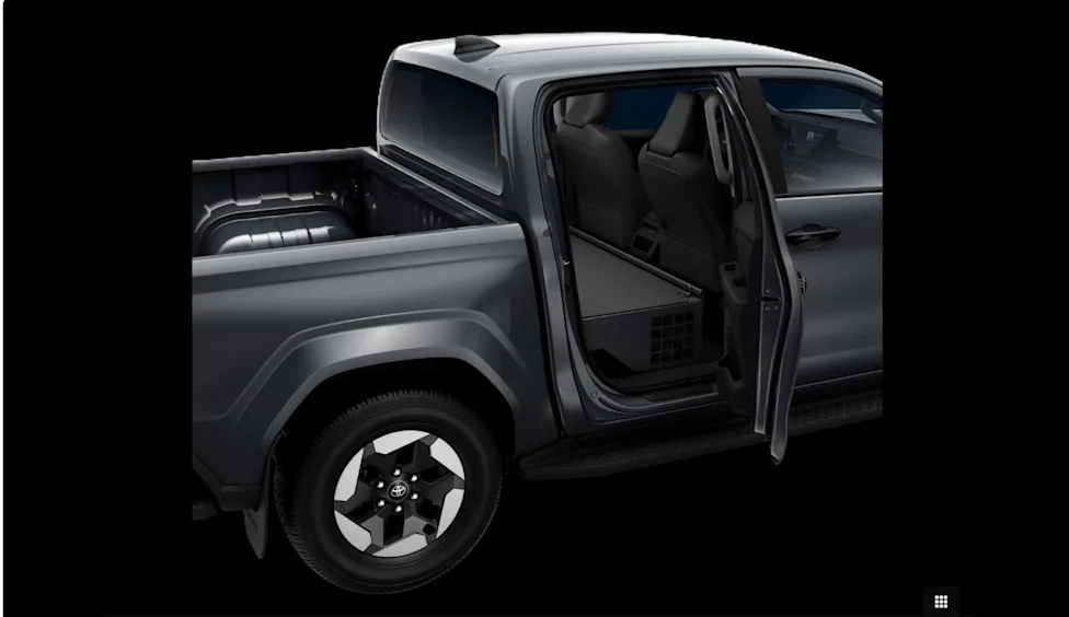 Toyota, Toyota Hilux, Toyota Hilux available in UK with two-seat conversion