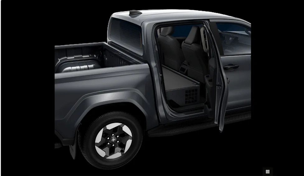Toyota Hilux available in UK with two-seat conversion