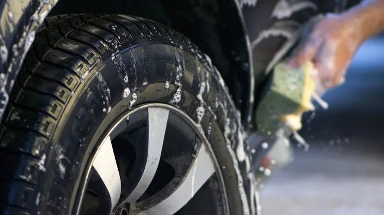 Why Do New Tires Have A White Residue? (And How To Get Rid Of It)
