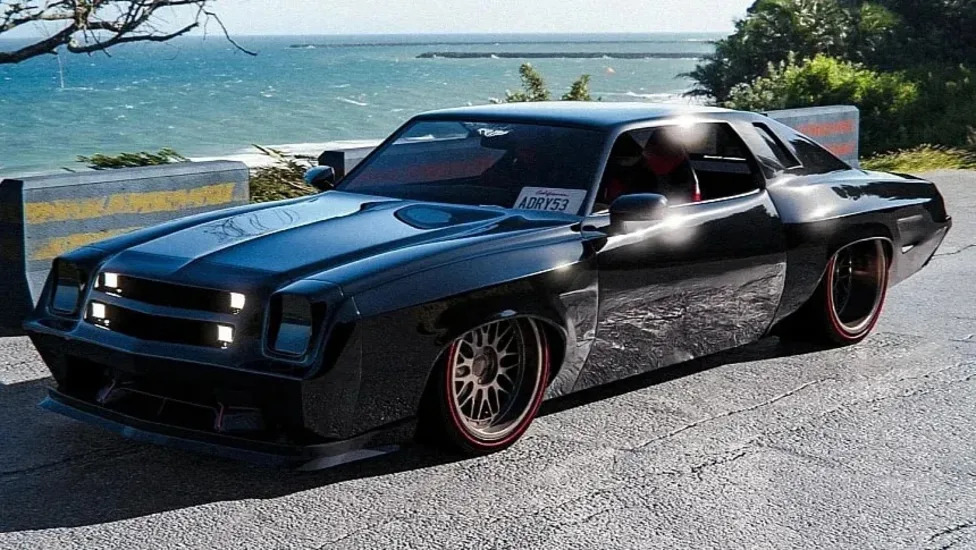 Chevrolet, Chevrolet Chevelle, Digital Artist Reimagines 1975 Chevrolet Chevelle Laguna With Modern Pro-Touring Transformation