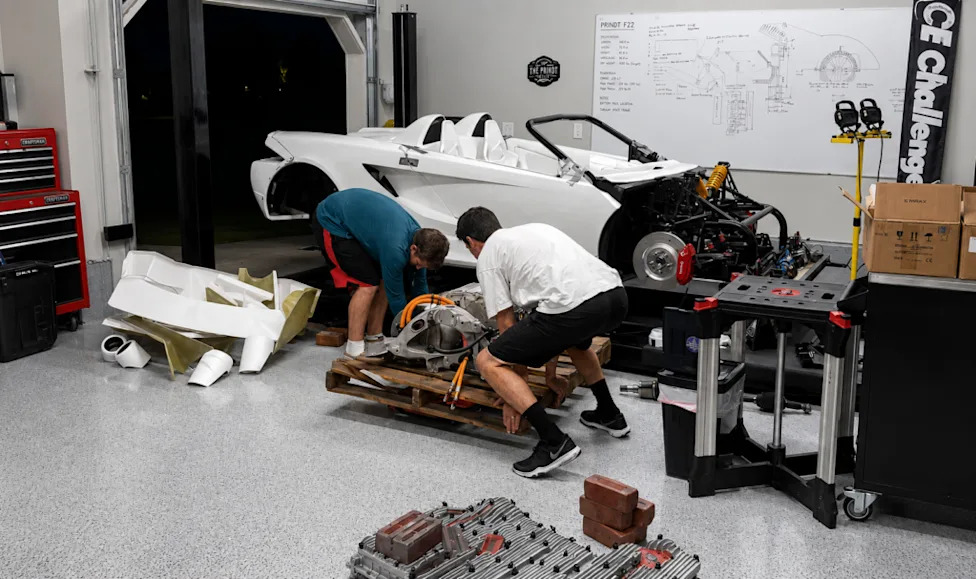 A YouTuber Spent 3 Years Building a 600-HP Tesla Supercar From Scratch