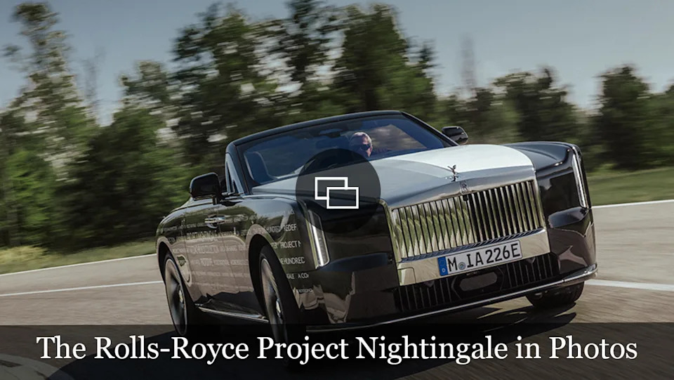 Rolls-Royce Has Begun Drive-Testing Its Project Nightingale Convertible