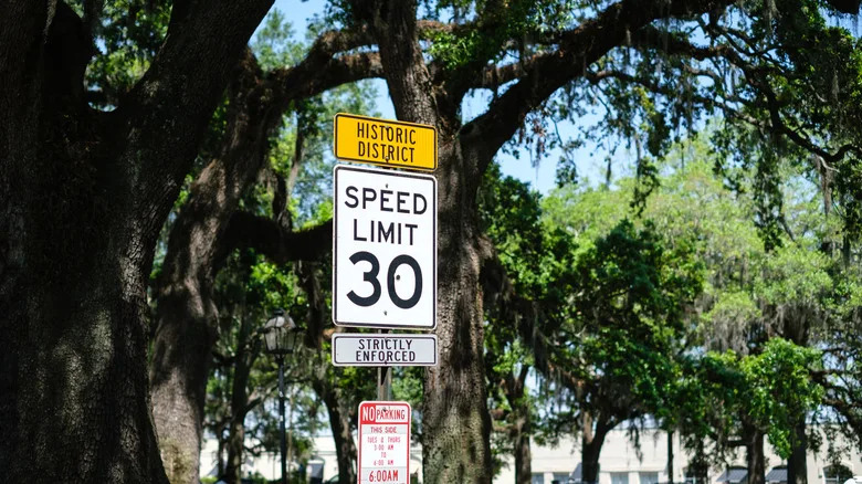 Why Do Some Speed Limit Signs Have Fractions?