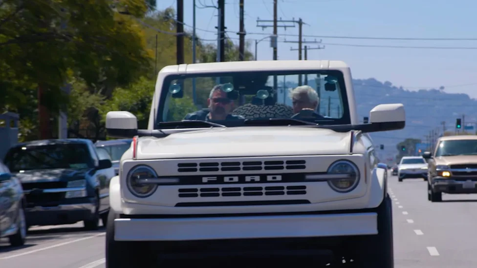 Jay Leno Drives The Ford Bronco Concept That Safety Rules Won’t Let Us Have