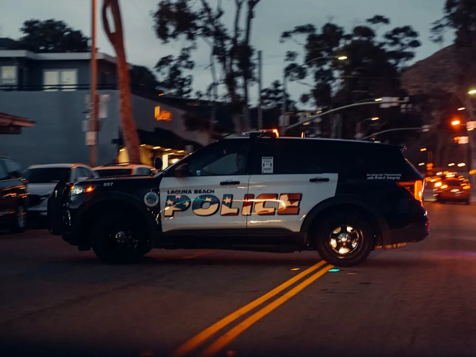 Watch: Murder Suspect Steals Cop Car And Slams It Into House