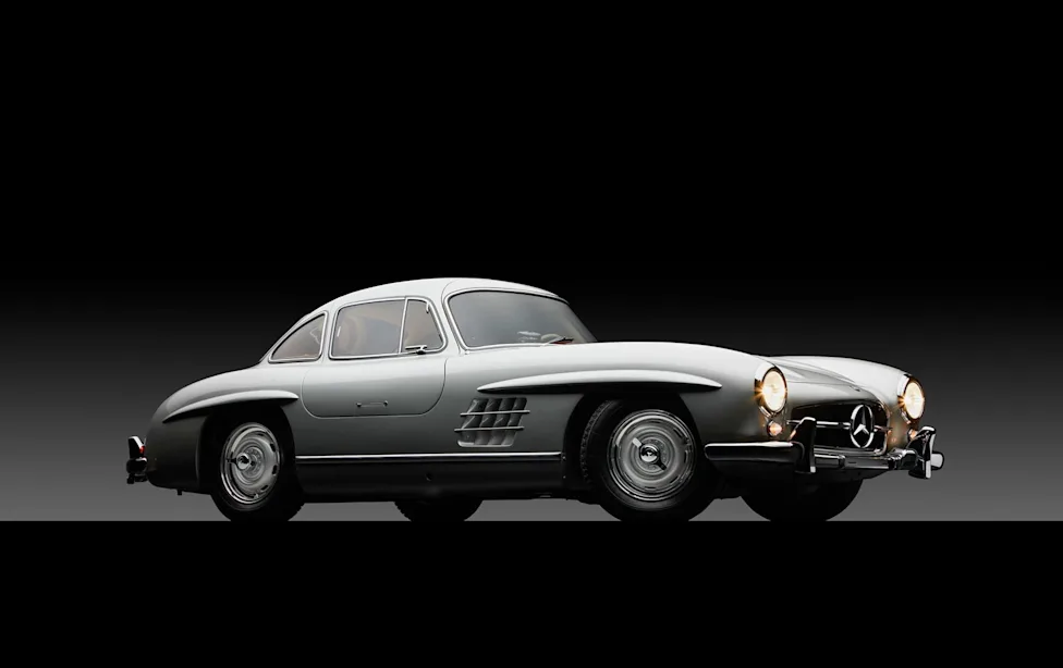 Mercedes-Benz, Mercedes-Benz SL, This 1955 Mercedes-Benz 300 SL Gullwing Has Alloy-Car Hardware in a Steel Body