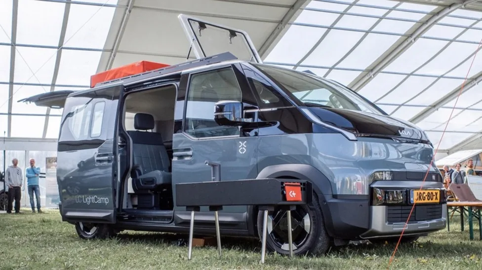 Ultra-Simple Conversion Turns This Kia Van Into A Full-On Camper