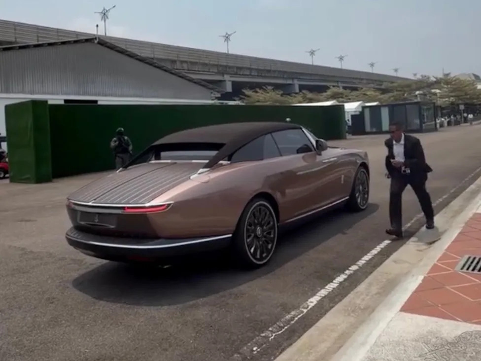 One of Only Three $28 Million Rolls‑Royce Boat Tails Appears With Malaysia’s Crown Prince