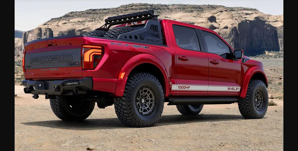 Shelby Stuffed 1,000 HP Into the F-150 Raptor R Because the TRX Made It Mad
