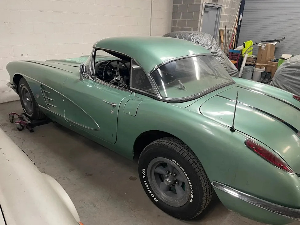 Rare 1958 Corvette With Factory Fuel Injection Surfaces In Original, Unhit Condition