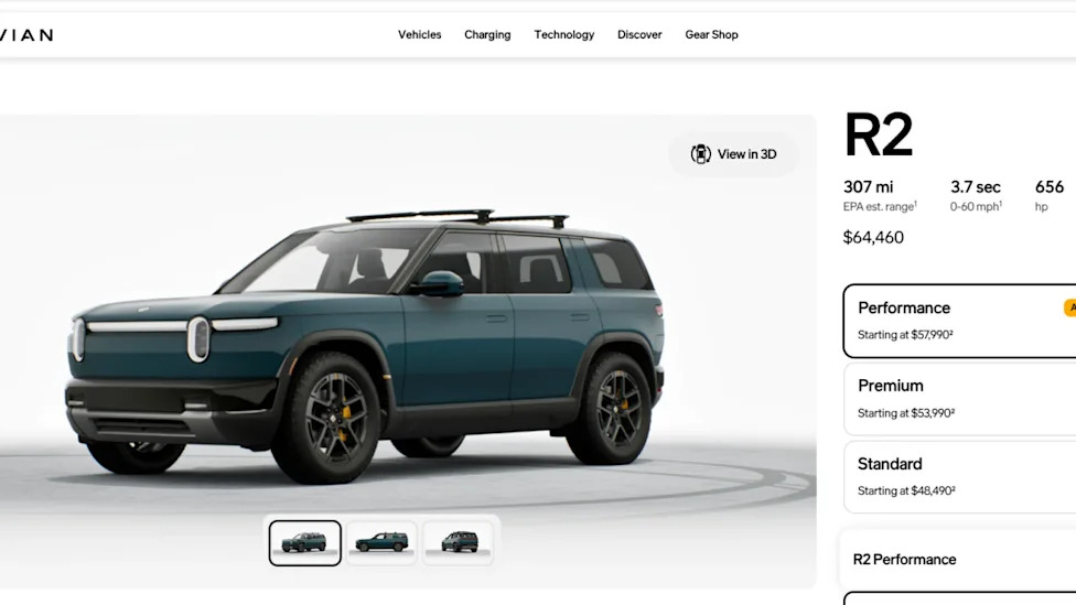 Rivian’s R2 Is Affordable… Until You Start Ticking Options Boxes