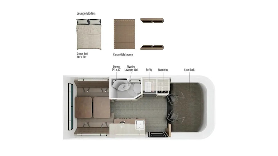 Winnebago’s New 20-Foot Motorhome Packs a Real Bathroom and Sleeps Four