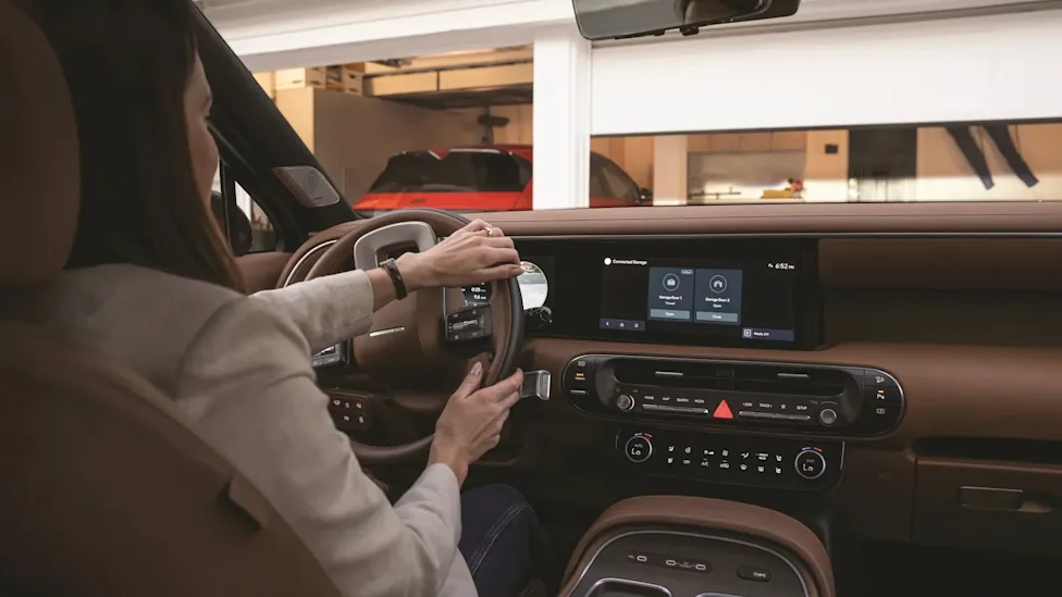 Hyundai adds connected garage tech to vehicle infotainment screens