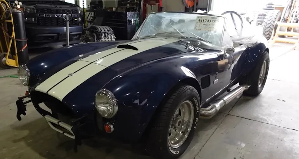 Man Gets Excited After Buying a $23K Flooded Ford Cobra Kit Car Until He Sees Water Draining From the Engine