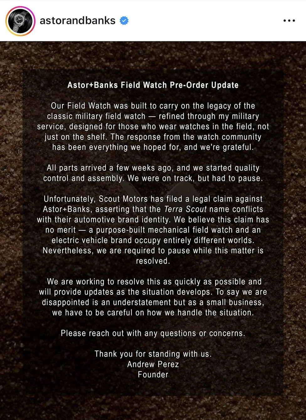 Scout Motors Trademark Fight Stops Sales of an $875 Watch