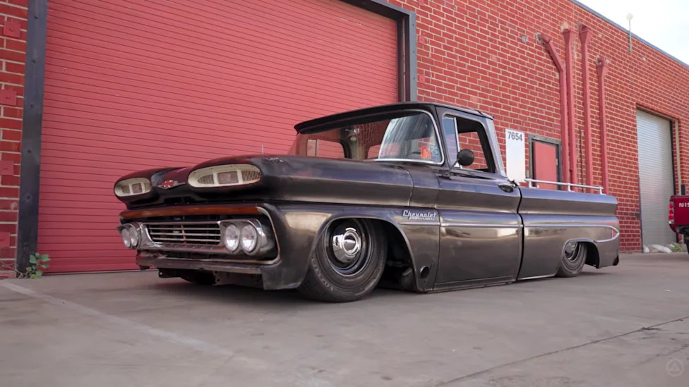 Someone Dropped A Supercharged Nelson Racing Engine In An Old Chevy C10 Apache Truck