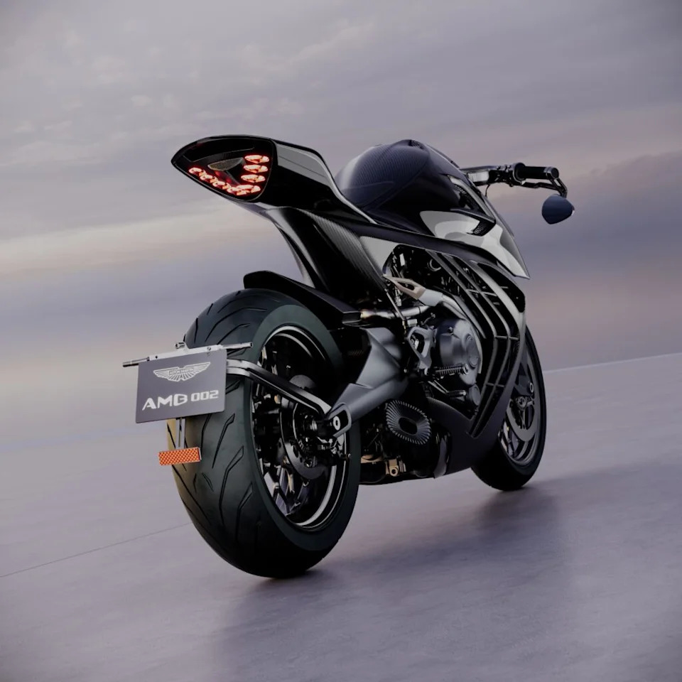 Aston Martin’s 130-HP Motorcycle Looks Straight Out of Batman’s Garage