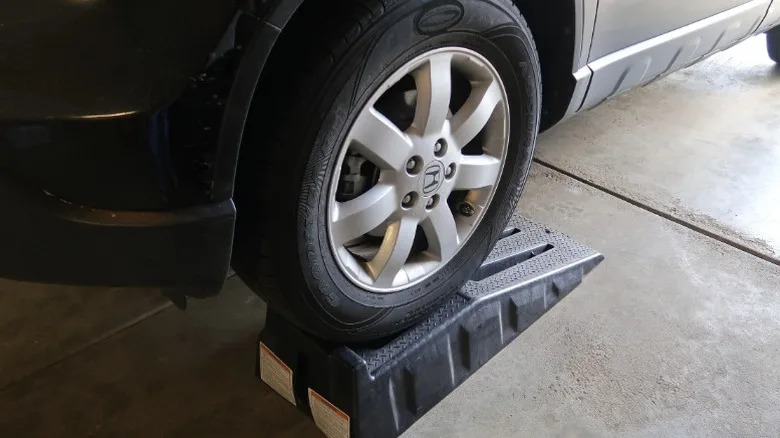 Is A Jack Or Ramp Better For An At-Home Oil Change? Here's What You Need To Know