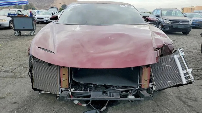 Shaq's Custom Lucid Air Coupe Is Up For Auction At A Copart Salvage Yard