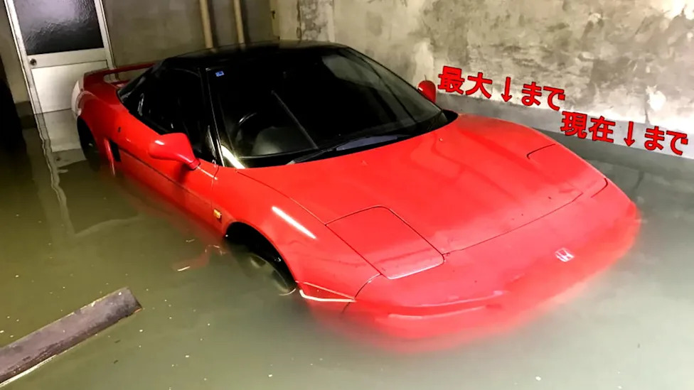 This High-Mileage NSX Was Flood-Damaged 'Junk' — Still Sold For Serious Money At Auction