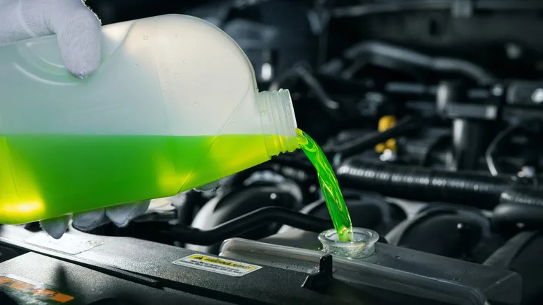 Here's How RV Antifreeze Is Different From The Regular Stuff