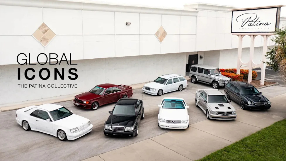 Mercedes-Benz, Broad Arrow's Global Icons: The Patina Collective Puts 40 Wild Mercedes-Benz Youngtimers Up for Grabs