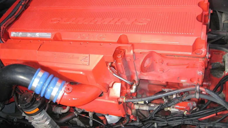 Why Are Some Cummins Engines Colored Red?