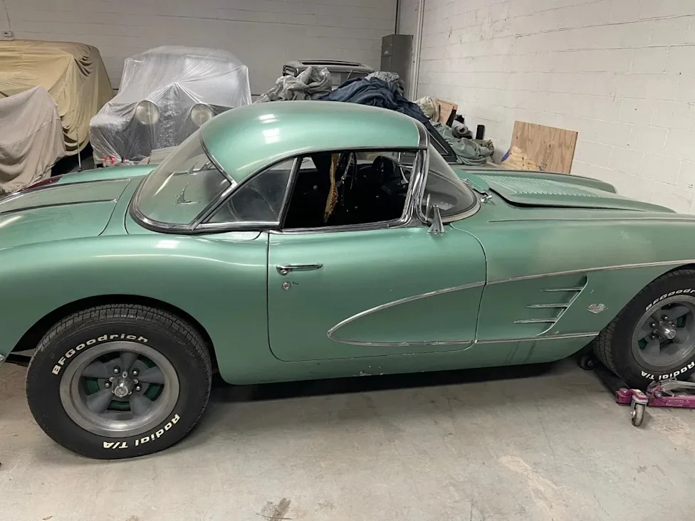 Rare 1958 Corvette With Factory Fuel Injection Surfaces In Original, Unhit Condition
