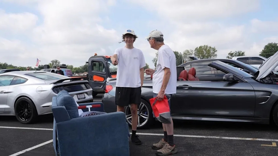 Porsche Owner Flips Out After Drivable Couch Parks Next to Him at Car Meet: "I Don't Want That Near My Car"
