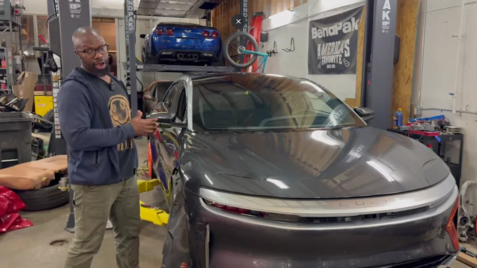 Man Buys $140,000 Lucid For $4,100, Then Learns Why Repairing It May Be The Biggest Challenge