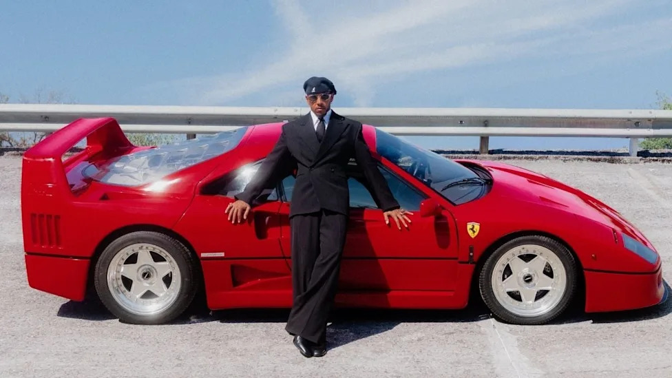 Lewis Hamilton's Ferrari F40 Had the Number '44' Stamped on Its Engine