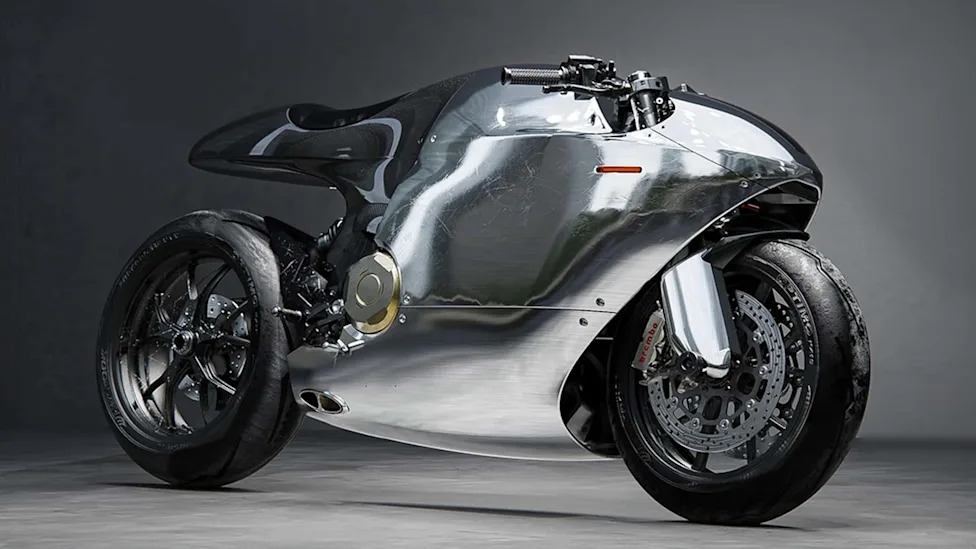 Bandit9’s Liquid Metal Ducati 821 Is An Art Deco Rocketship