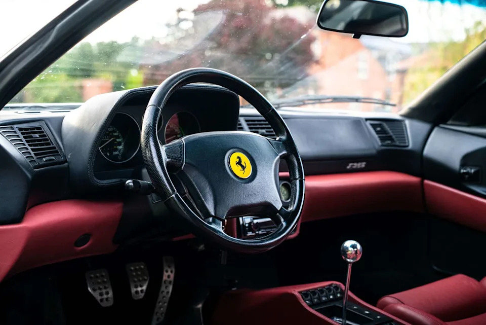 A White Six-Speed F355 With 34,943 Miles Is at £138,000 With a Day to Go. The Paperwork Will Set the Final Price