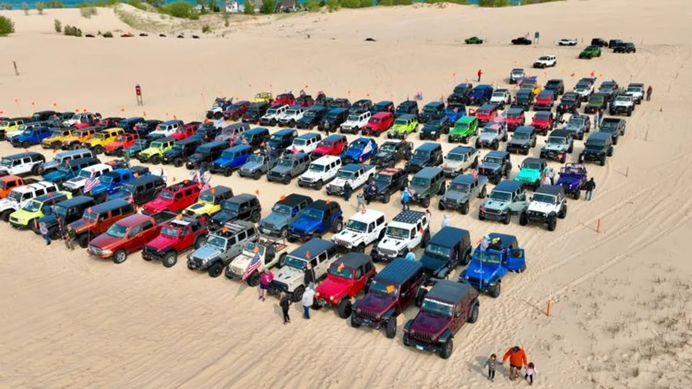Silver Lake Sand Dunes Jeep Invasion celebrating 10 years this May