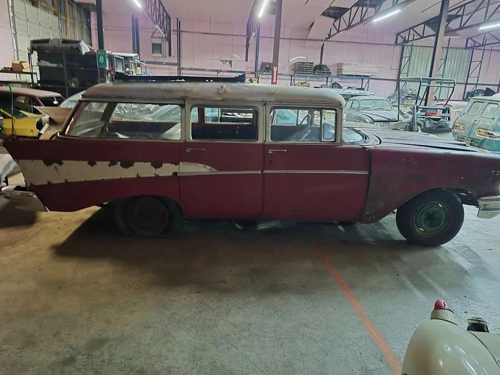 Chevrolet, 1957 Chevrolet 210 Station Wagon: A Tri-Five Project Waiting on a Second Life