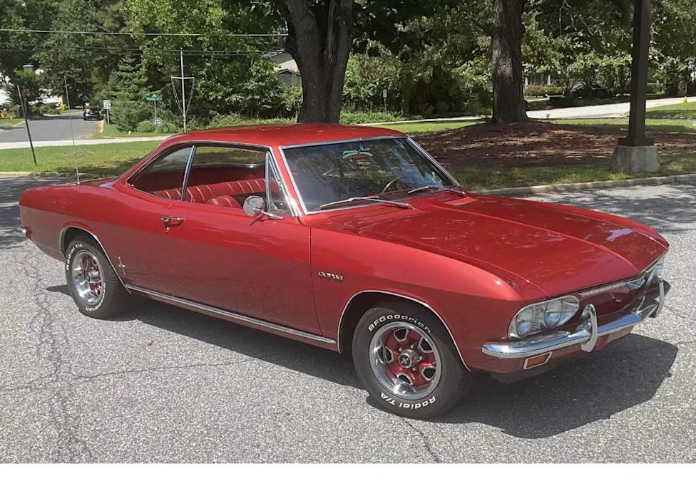 Chevrolet, Rare Aztec Bronze 1966 Chevrolet Corvair Corsa 4-Speed Is a Restoration Standout