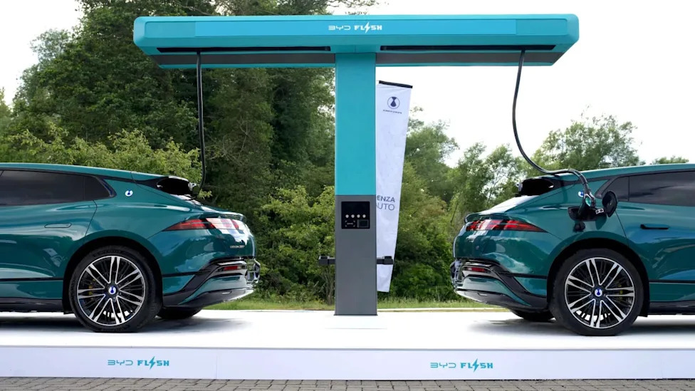 BYD's 5-minute EV chargers are reportedly coming to Canada before its cars do