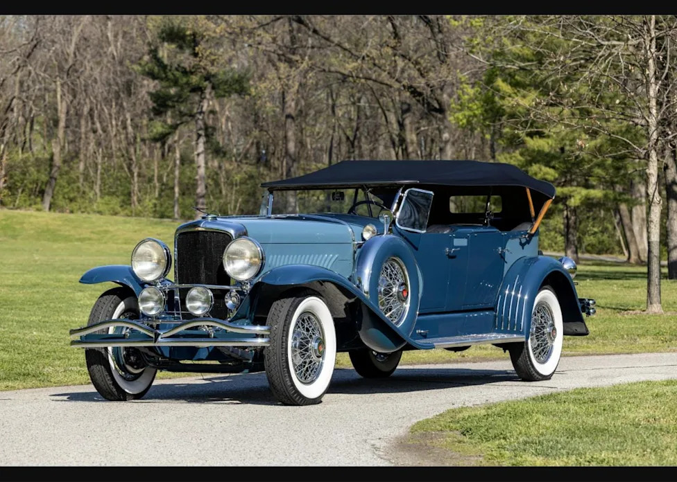 This Restored 1932 Duesenberg Model J Dual Cowl Phaeton Carries Decades of Blue-Chip Collector History
