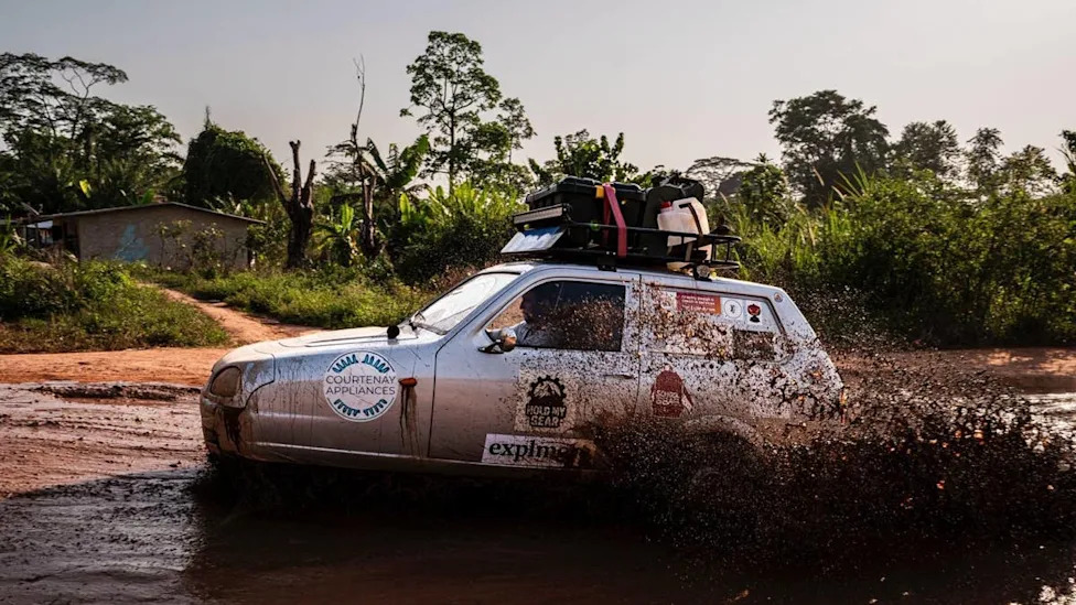 How Two Men Drove Their Three-Wheeled Car Across Africa